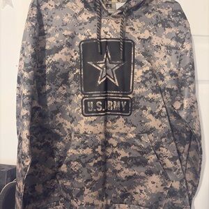 U.S. Army Digital Camo Hoodie with Star Logo